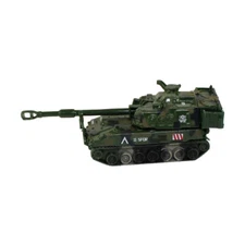 RI Novelty - Pull Back Die-Cast Metal Vehicle - TANK (Green Camo -11SFOR)(4.5 in