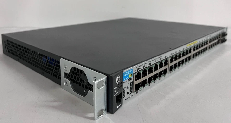 HP 2530-48G 48x PoE Ports with 4x SFP Uplinks Network Switch - J9772A - Image 2 of 2