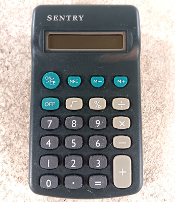 Sentry Easy Reading Calculator Pocket Handheld CA338