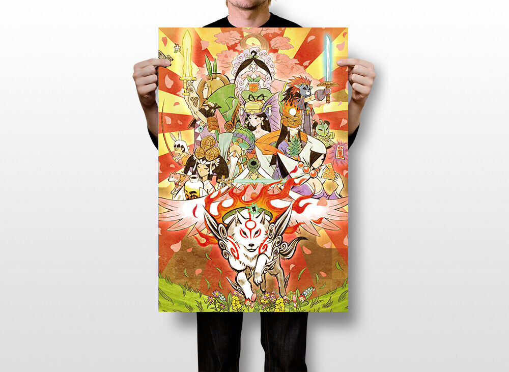 Okami Hd Console Video Games Wall Art Home Decor - POSTER 20x30