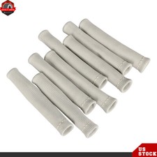 1200 Gray Spark Plug Wire Boots Heat Shield Protector Sleeve For Sbc Bbc 8pcs