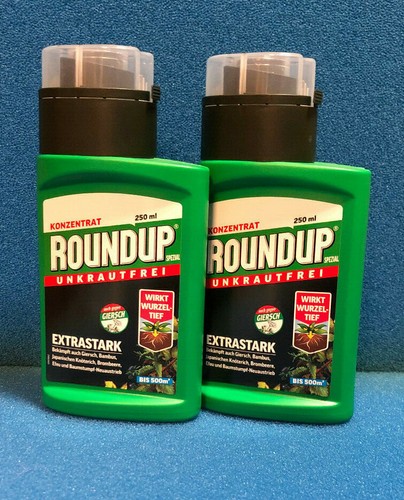 2 X ROUNDUP SPEZIAL EXTRASTARK 250ml Unkrautex Unkrautvernichter 