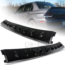 For 2002-2007 Mitsubishi Lancer Evo Glossy Black Shark Rear Roof Spoiler Wing