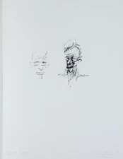 Hans Scheib / lithograph / autographed / 1984 / Roman edition XXV