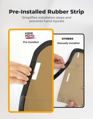 Tinted Rear Windshield for 2023-2025 CFMOTO ZForce 950 Sport Trail / 800 Trail - Picture 5 of 10