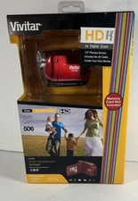Vivitar Digital Video Recorder HD DVR 506 Camcorder Camera 4x Digital Zoom NIB
