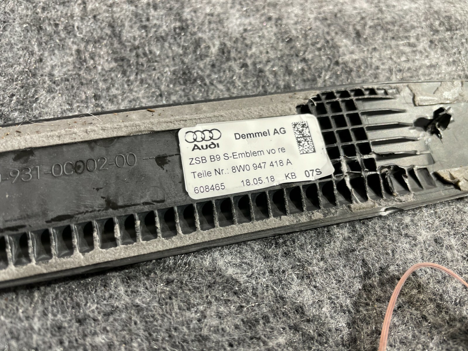 ALUMINATED DOOR SILL SILLS SET OEM 11K! 1719 AUDI A4 A5 S4 S5 RS5 B9