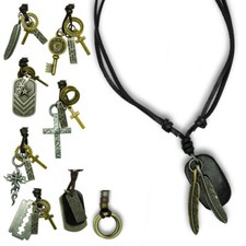 Lederkette Halskette Leder