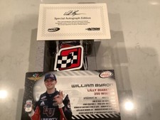 WILLIAM BYRON AUTOGRAPHED 2017 LIBERTY UNIVERSITY INDY WIN DIECAST W/COA CARD