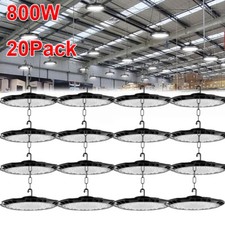20Pcs 800W UFO LED High Bay Light Shop Lights Warehouse Commercial Lighting Lamp