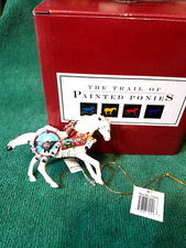 SACRED REFLECTION OF TIME Trail of Painted Ponies Hanging Ornament Pristine EUC