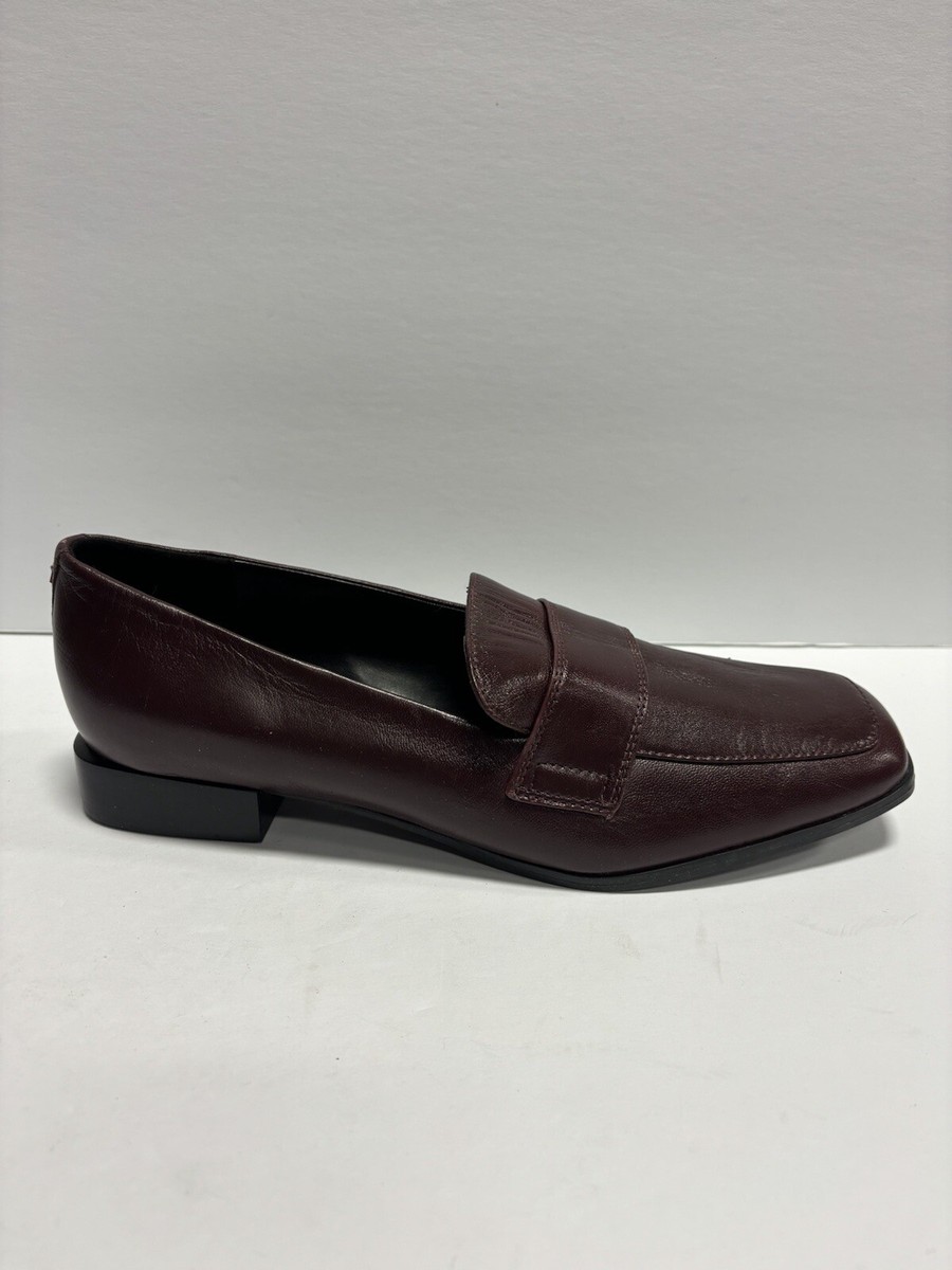 Calvin Klein Men’s Brown Slip-On Dress Shoes — Size 9.5 (New) Calvin Klein Leather Upper Brown Dress Shoes for Men for  main image 2