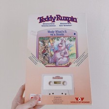 ITALIAN Teddy Ruxpin Tape  Book - Wooly What  s-It