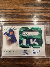 2021 PANINI FLAWLESS BOBBYWITT JR 2/3 DUAL PATCH 