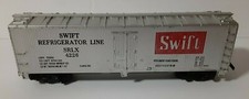VF Vintage Mantua Tyco HO Swift Refrigerator Line SRLX 4226 Reefer Box Car Loose