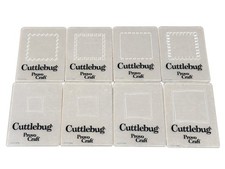 Provo Craft Cuttlebug Embossing Folders / Plates Lot of 8