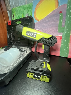 #ad #ad Cordless Pressure Washer 3 Speed Adjustable W Battery 970PSI Portable $39.99