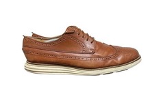 Cole Hoan Grand OS Mens 12 Brown Leather Wingtip shoes C21133