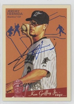 2008 Upper Deck Goudey Graphs Jeremy Hermida #GG-JH Auto 3y4