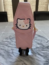 Retro 90s Sanrio Hello Kitty Pink Quilted Phone Case with detachable handle