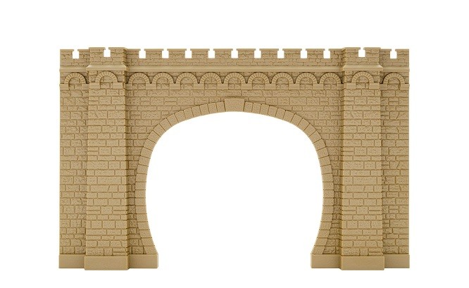 Vollmer 42506 - H0 Tunnel Portal Moseltal, Double Track, 2 Pieces - New