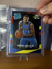 2017-18 OPTIC RATED ROOKIE RED YELLOW #192 DENNIS SMITH JR. RC DALLAS MAVERICKS