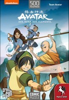 Avatar - Der Herr Der Elemente (Team Avatar). Puzzle 500 Teile Spiel Brettspiel