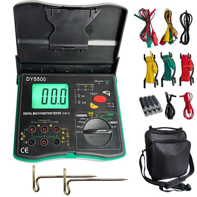 #ad Digital Resistance Meter Ground Earth Insulation Tester 0.01 to 2000 ohm 1000V $147.59