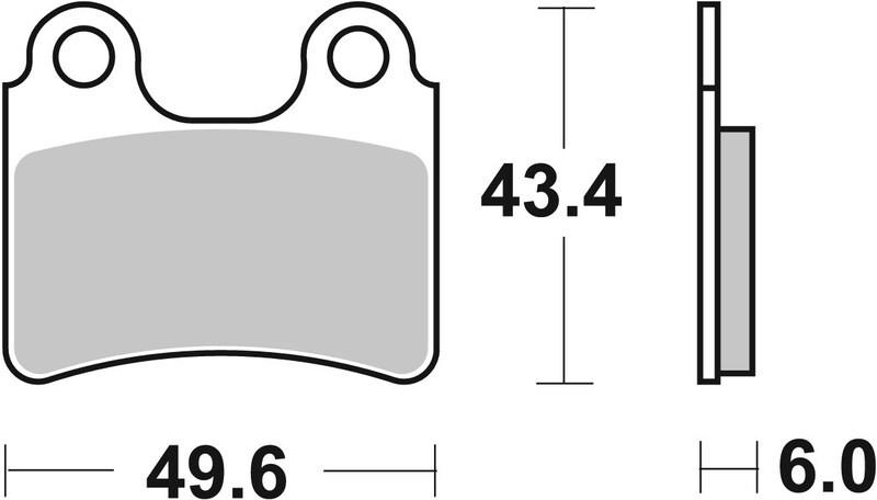 Plaquettes de frein route Brembo carbone céramique 07GR5804 pour balades de week-end