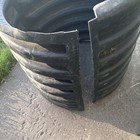 Corrugated Split Coupler for Drainage pipe 18” (1) used — photo 2