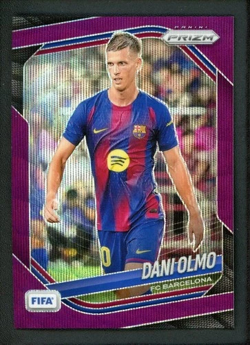 2025-26 DANI OLMO 31/49 PANINI PRIZM FIFA WAVE PURPLE