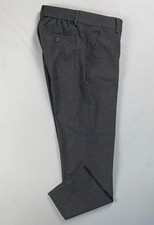 Quince 3D Wool Italian Fabric Stretch Waist Trouser Pants. Gray, Women's 2. EUC!