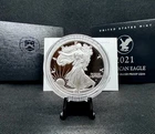 2021-S Proof American Silver Eagle with OGP & COA! 1 Oz .999 Silver