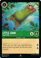 4x Little John - Loyal Friend - 84/204 - Rare NM-Mint Disney Lorcana: Rise of th