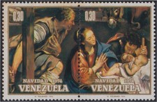 Venezuela 943/44 1974 Noël Christmas MH