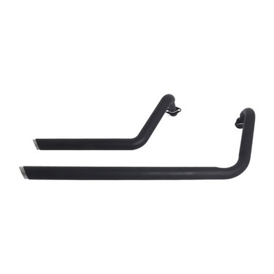 For Honda Shadow 1100 VT1100C2 VT1100C3 Black Shortshots Staggered Exhaust Pipes