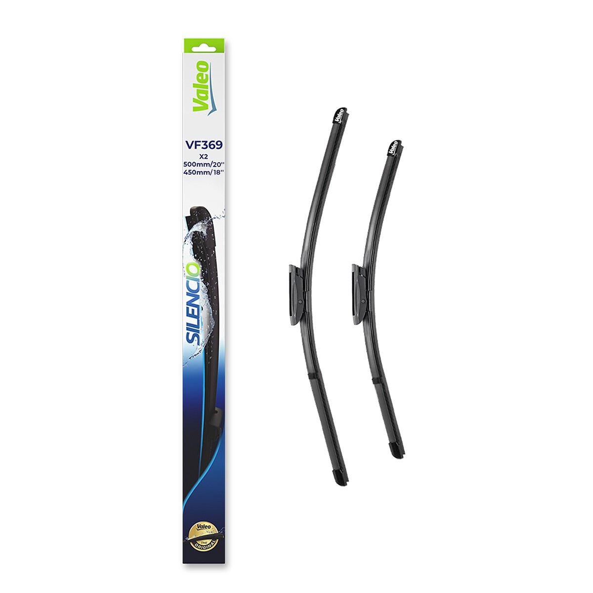 Balai d'essuie-glace VALEO 574469 antibruit à haute pression aérodynamique pour vision nette