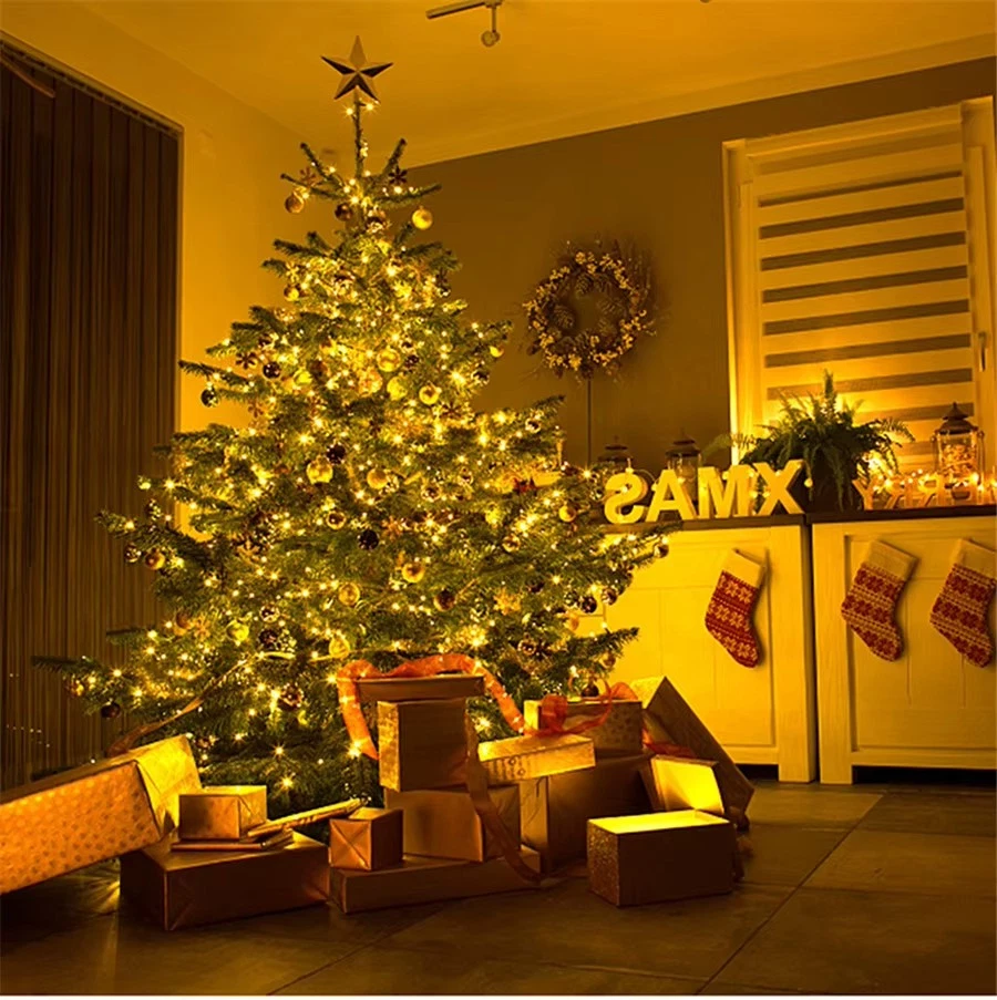 300/500/2000 LED Fairy Lights 8 Modes Outdoor Garden Christmas Decor Wall Plug - Image 2 of 4