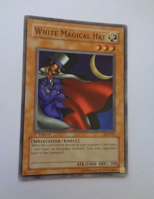 White Magical Hat SDJ-021 (Common, 1st Edition, Played / MP) Yugioh