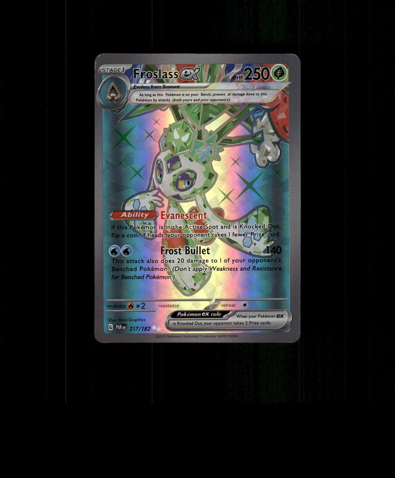 Fan-Art READ DESCRIPTION BELOW HOLO Froslass Card Froslass Pokemon Card p3