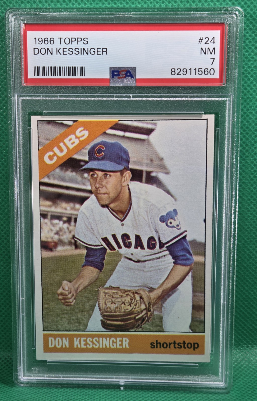 1966 Topps - Don Kessinger #24 (RC) PSA 7