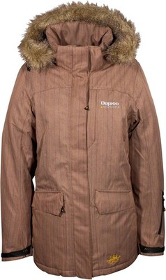 Deproc-Active Ladies Jacket Functions Parka, Brown, 38