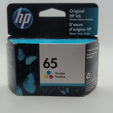 HP N9K01AN 65 Ink Cartridge - Tri-Color EXP JUL 2022