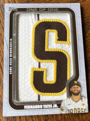 Fernando Tatis Jr. In The Name Relic Letter “S” 1/1 Topps Series 2