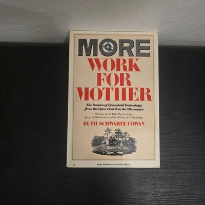More Work For Mother: The Ironies Of Household Technology From The Open Hearth..