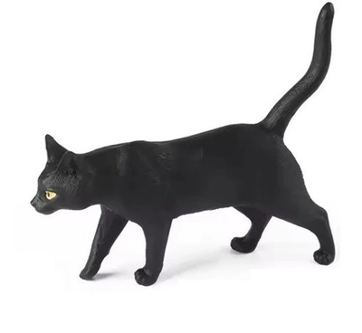 #ad #ad Black Cat Toy Action Figure Small Animal Figurine Doll Gift for Kids $10.97