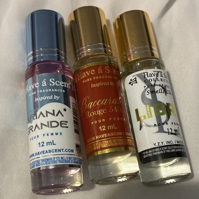 Have a Scent Pure Fragrance Oil Set 3x12mL Baccarat Rouge 540 Y.Z.Y. INC.