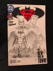 BATMAN SUPERMAN #8 SKETCH MICHAEL TURNER DIRECT  VARIANT 1