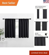 Thermal Blackout Window Curtain Panels