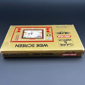 Nintendo Game & Watch Mickey Mouse MC-25 Boxed CIB 1981 Stamped Warranty Japan